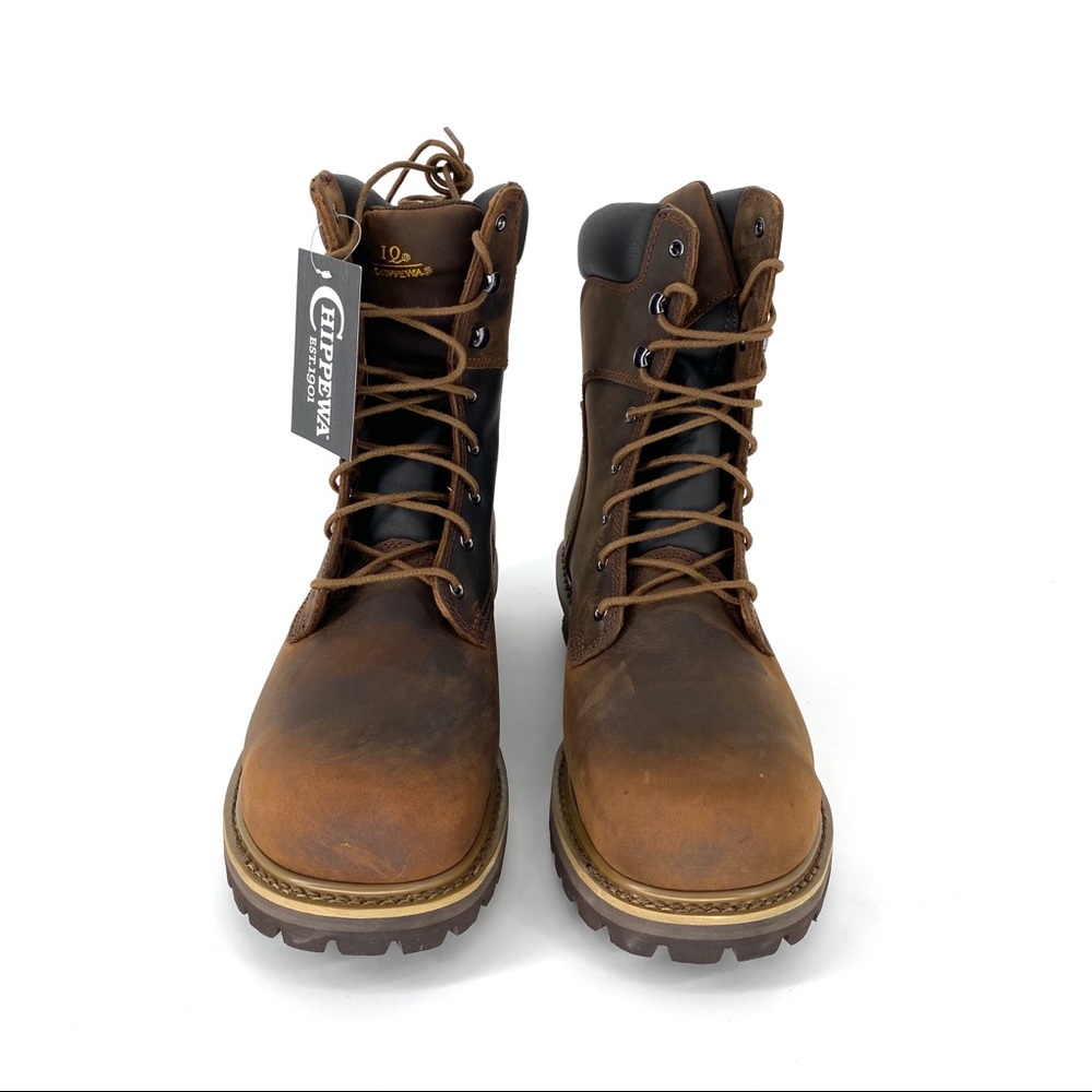 Chippewa Boots Men's Steel Toe Work Boots - 13M - Picture 4 of 9